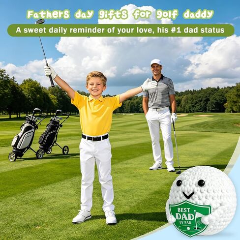 Funny Fathers Day Dad Gifts from Daughter Son Wife - Ideal Father's Day Birthday Gift for Father Daddy New Dads - Best Dad by Par Handmade Crochet Golf Fathers Day Mens Gifts Ideas in Kuwait
