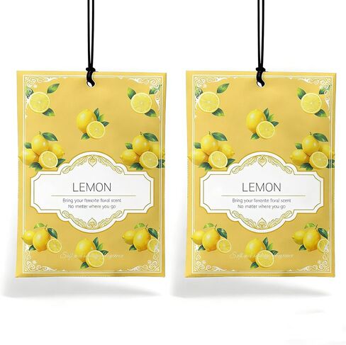 Lavender Sachets for Drawers and Closets - 2 Pack Long Lasting Odor Eliminator Bags, Natural Fresh Scent for Wardrobe, Storage, Car & Home, Air Freshener Sachets in Kuwait