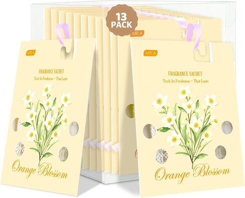 13 Packs Cedar Sachet Bags for Drawer and Closet, Fresh Scents Drawer Deodorizers Long Lasting Air Freshener for Home House Fragrance, Cedar for Closets Car Air Frehener in Saudi Arabia