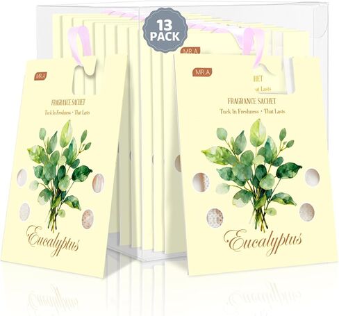 13 Packs Cedar Sachet Bags for Drawer and Closet, Fresh Scents Drawer Deodorizers Long Lasting Air Freshener for Home House Fragrance, Cedar for Closets Car Air Frehener in Saudi Arabia
