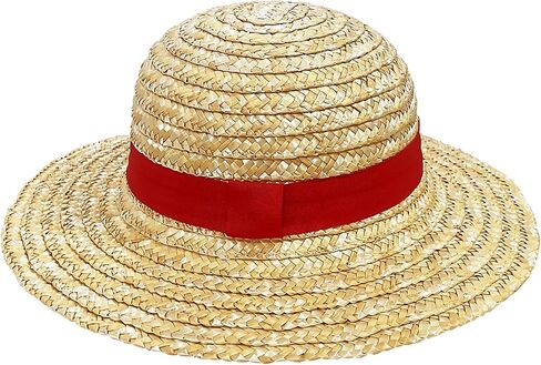 Straw Hat,Anime Costume Caps with String,Summer Beach Sun Hat for Men Women,Performance Animation Cosplay Hats for Halloween Party Pirate Costume Prop in Saudi Arabia