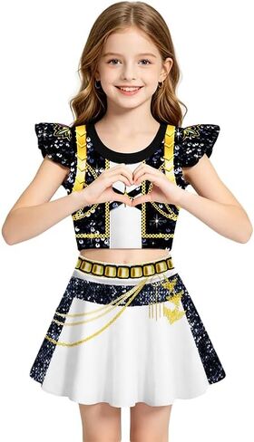 Girls 𝒌𝒑𝒐𝒑 Fashion Swimsuits for 3-9 Years in Saudi Arabia