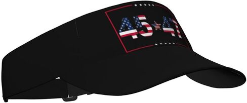 Pro Trump 45 47 President 2025 47th Potus Visor Cap Adjustable Uv Protection Sun Visor Hats Empty Top Baseball Hat for Women and Men Black in Saudi Arabia