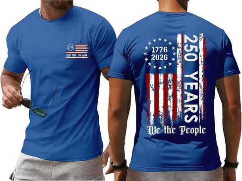 250 Anniversary USA Shirt Mens American Flag Tshirt 250th America Anniversary Tee 250 Years Patriotic Tops in Saudi Arabia