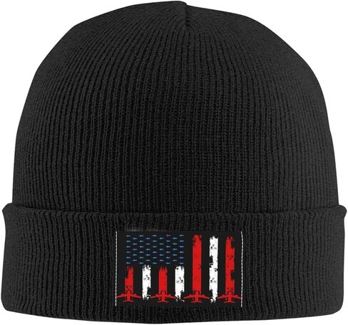 Adult Cuffed Rib Knit Beanie Hat Thick Knitted Winter Cap Stocking Skull Caps Running Snow Ski Beanie Chemo Sleep in Kuwait
