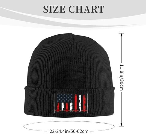 Adult Cuffed Rib Knit Beanie Hat Thick Knitted Winter Cap Stocking Skull Caps Running Snow Ski Beanie Chemo Sleep in Kuwait