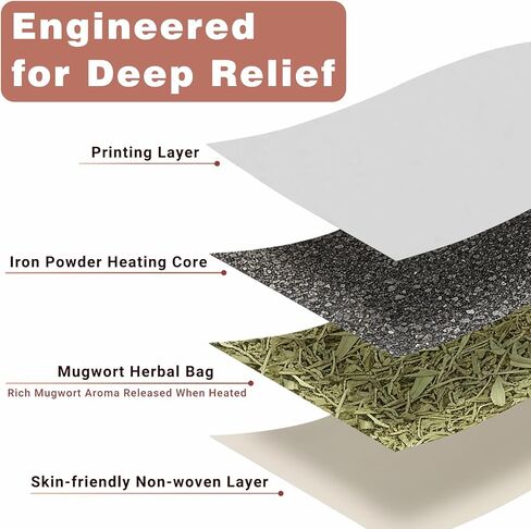 Disposable Self-Heating Neck Warmers - Instant Steam Therapy for Neck Pain Relief, Ideal for Office Work, Travel Trips in Saudi Arabia