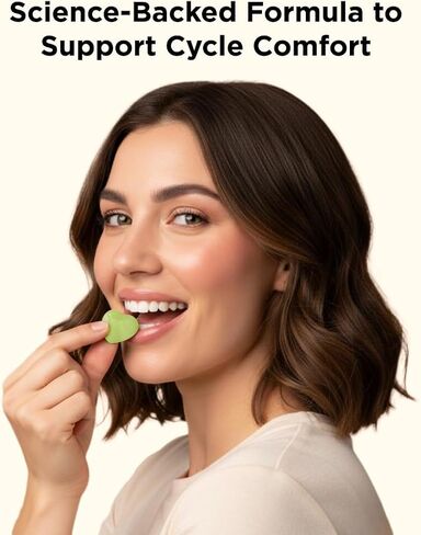 PumPums™ Daily Cycle Essentials - Women's Period & PMS Support Gummies with Pickle Extract, Apple Cider Vinegar, Magnesium | Period Cramps, PMS, Bloating & Mood Balance | Sugar-Free, Vegan, 60 Gummies in Kuwait