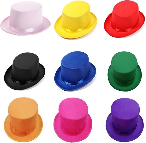 Hat Breathable British Flat Top Hat Adult Festival Party Festival Magicians Fedoras Elegant Fedoras Hats for Women Hats in Kuwait