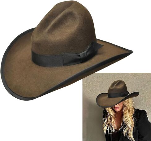 Popular Fedoras Hat for Theme Party Stage Show Hat Headwear Masquerades Party Gentleman Carnivals Props Accessories Wool in Saudi Arabia