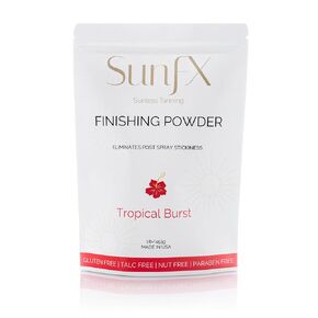 SunFX Post Spray Tan Translucent Finishing Powder | Talc Free | Sunless Tanning Setting Powder | Cheeky-Sunshine | Shimmer 1lb (Crisp & Fresh, 1lb) in Saudi Arabia