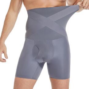 Mens Shapewear Tummy Control Shorts High-Rise Compression Underwear, Slimming Body Shaper, Shaping Boxer Briefs in Saudi Arabia