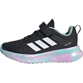 adidas Unisex-Kids Fortarun 4.0, Black/Clear Pink/Flash Aqua, 2.5 in Kuwait
