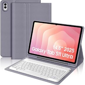 Touch Keyboard Case for Samsung Galaxy Tab S11 Ultra 14.6 Inch 2025, Galaxy Tablet S11 Ultra Case Keyboard with Trackpad, for Samsung Tab 14.6'' Keypad with Colors Backlit & S Pen Holder, Black in Saudi Arabia