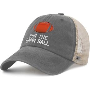 Hat Mens Cute Football Trucker Hats for Men AllBlack Cycling Cap Low Profile Unique Gifts for Electrician in Saudi Arabia