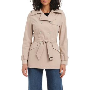 kate spade new york Short Double Breasted Trench Coat in Saudi Arabia