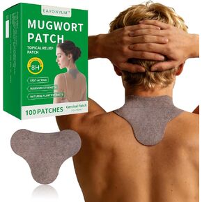 EAYONYUM 100 Count Heat Neck Patches, Maximum Strength for Neck, Shoulder Knee & Back, 8-Hour Long-Lasting Heat & Strong Adhesion| Targets Joint Discomfort, Bone-on-Bone & Muscle Soreness in Saudi Arabia
