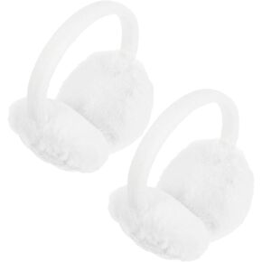 2pcs Ear Warmers Winter Plush Knit Ear Muffs for Boys Outdoor Cold Weather Warmers in Saudi Arabia