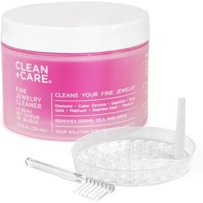 Fine Jewelry Cleaner – Professional Jewelry Cleaning Solution for Rings, Necklaces, Bracelets, Earrings & Watches – Gold, Silver, Diamond, Platinum Care | 24-Month Supply in Saudi Arabia