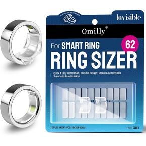 Omilly Smart Ring Size Adjuster for Oura Ring Gen 4 / Gen 3, Invisible Ring Sizer Reducer with Stickers and Inserts, Secure Comfortable Fit-62PCS in Saudi Arabia