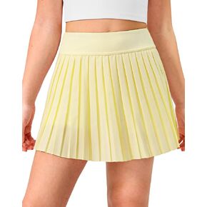 Girls Tennis Skirt with Shorts,Pleated Athletic Skort with Pockets for Golf,Running & School Uniform Skirt in Saudi Arabia