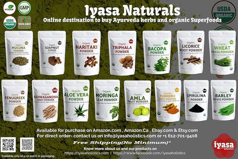 Iyasa Holistics Organic Chamomile Flowers Powder 8oz - Chamomile Tea Organic Food Grade - Baking, Cooking & Cold Drinks - DIY Face Masks, Skin & Hair Care - USDA Organic Powder in Saudi Arabia
