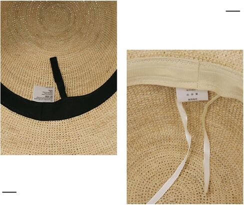 Women's Raffia Straw Hat Summer Beach Bucket Hat Handmade Natural Raffia Woven Sun Hats Foldable Floppy Cap in Saudi Arabia