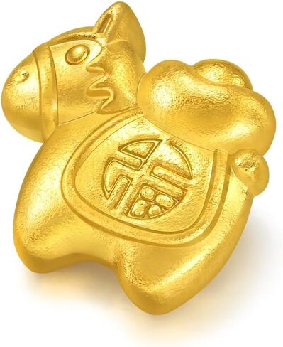 CHOW SANG SANG 999.9 24K Pure Gold Chinese Gifting Collection Small Horse Ornaments for Women & Men 965999 Price-by-Weight 1g Gold in Kuwait