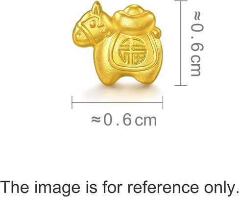 CHOW SANG SANG 999.9 24K Pure Gold Chinese Gifting Collection Small Horse Ornaments for Women & Men 965999 Price-by-Weight 1g Gold in Kuwait