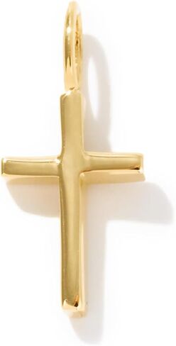 Gelin 14k Solid Gold Cross Charm Pendant for Women in Kuwait
