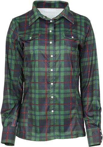 Dapplebay Holiday Plaid Western Top in Kuwait