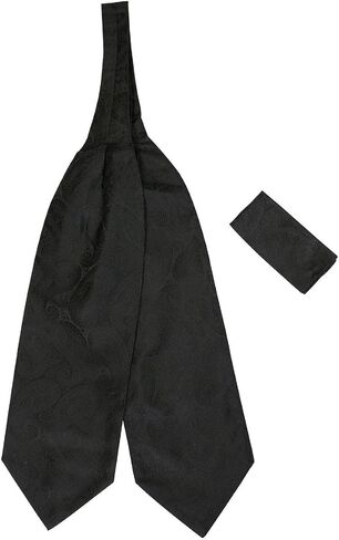 Historical Emporium Men's Satin Paisley Ascot in Saudi Arabia