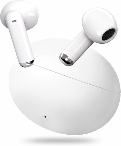 yobola Wireless Earbuds, Bluetooth 5.4 Headphones Bass Stereo, Ultra Lightweight Ear Buds Clear Calls, IPX7 Waterproof in Ear Earphones with Microphone for Phones Sports, 27H Playtime, Touch Control in Saudi Arabia