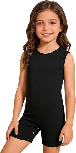 Adaptive Clothing for Kids with Special Needs Back Zip Jumpsuit Sleeveless Rompers in Saudi Arabia