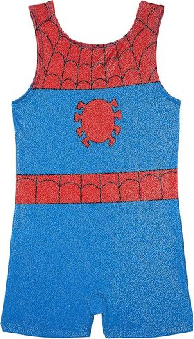 Marvel Spider-Man Girls Gymnastics Leotard Cosplay Romper Toddler to Little Kid Sizes (2T - 7-8) in Saudi Arabia
