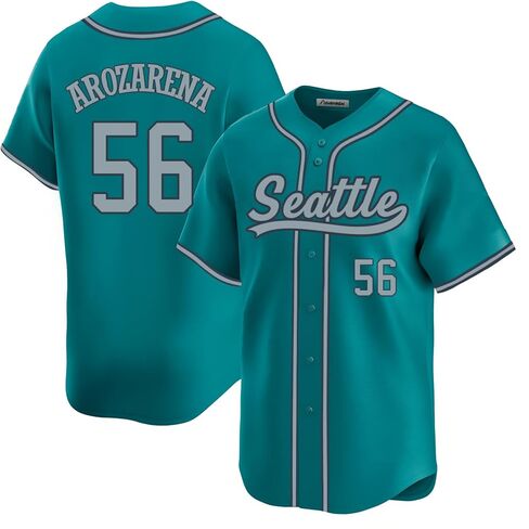 Custom Mens/Women/Youth Seattle Baseball Stitched T-Shirt for Sports Fan in Saudi Arabia