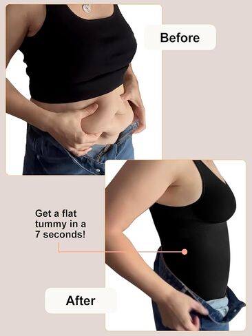 ATTLADY Shapewear Tank Tops for Women - Tummy & Waist Control Compression Camisole | Slimming Seamless V-Neck Body Shaper Vest in Saudi Arabia