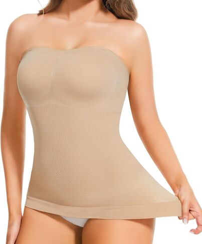 Compression Tank Tops Shapewear For Women Slimming Camisole Tummy Control Tube Tops Body Shaper in Saudi Arabia