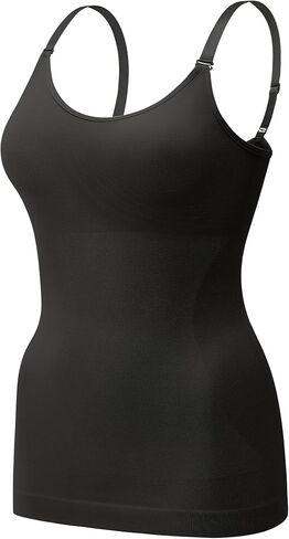 EUYZOU Women Tummy Control Shapewear Tank Tops Scoop Neck Compression Shirts Cami Shaper Slimming Camisole in Saudi Arabia