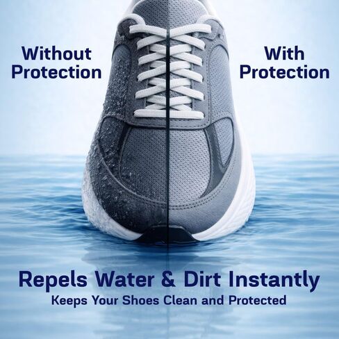 MUDY Shoe Protector Spray, Suede Protector Spray, Aerosol Water Repellent, Rain and Stain Waterproof Nano Protection for Sneaker, Leather, Nubuck, Suede, Canvas, Textiles, Bags 10.15FlOz in Saudi Arabia
