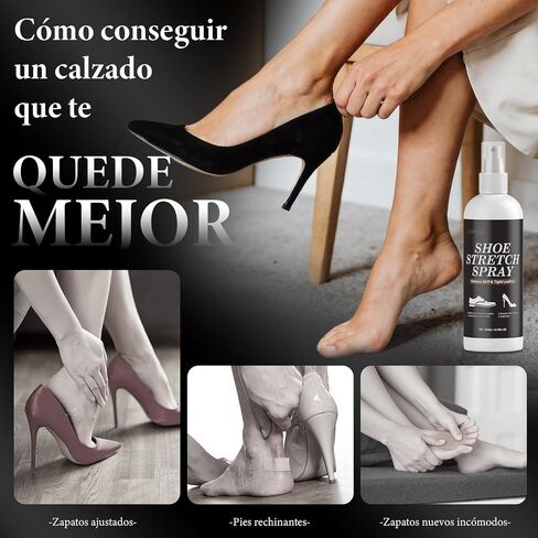 Shoe Stretch Spray, 7.05 oz Boot Stretch Spray for Man and Woman, Professional Leather Softener to Relieve Tight Fitting Shoes, Shoe Stretcher for Leather, Suede, Fabric, Canvas in Saudi Arabia