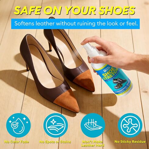 Shoe Stretch Spray 7.05 oz - Professional Shoe & Boot Stretching Spray, Leather Softener & Shoe Widener for Tight Shoes, Boots, Heels & Calf Areas (Men & Women) in Saudi Arabia