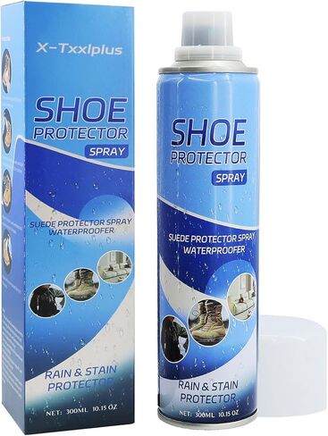Shoe Protector Spray - Nano Waterproof Spray for Shoes and Sneakers, Invisible Water Repellent & Stain Protectant for Leather, Nubuck, Canvas & Fabric, 10.15oz in Saudi Arabia