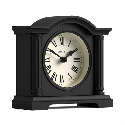 JONES CLOCKS® Kensington Mantel Clock | Small Classic Arch top Clock | Sage Green | Stylish & Contemporary | Ideal for Desk, Mantelpiece, Bookshelf or Bedside in Kuwait