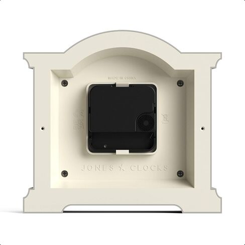 JONES CLOCKS® Kensington Mantel Clock | Small Classic Arch top Clock | Sage Green | Stylish & Contemporary | Ideal for Desk, Mantelpiece, Bookshelf or Bedside in Kuwait