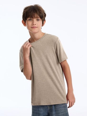 5 Pack Boys Shirts Short Sleeve Boys Tshirts Kids T-Shirts Teen Tops Toddler Clothes for Summer in Kuwait