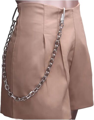 Fashion Punk Hip Hop Chain for Pants Waist Chain Accessories Women Men Metal Pant Chain on Jeans Gadgets for Men in Kuwait