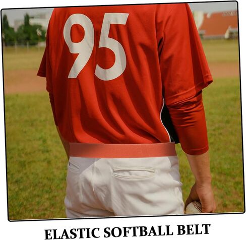 Totority Youth Elastic Softball Belt for Boys, Stretch Baseball Uniform Belt with Soft Elastic Waistband, Unisex Sports Replacement Accessory for Field Practice and Games in Saudi Arabia