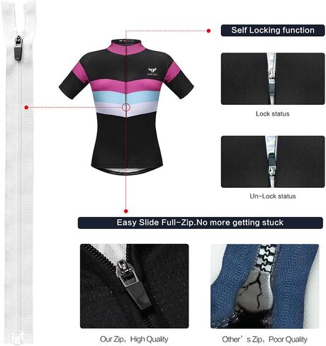 Women's Cycling Jersey Short Sleeve MTB Bike Clothing Road Bicycle Shirts Shorts Padded Pants in Saudi Arabia