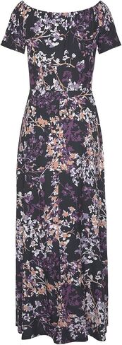 LASCANA Women's Floral Off Shoulder Maxi Dress in Kuwait